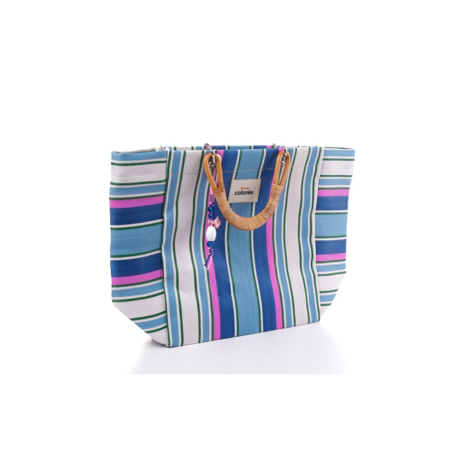 Cabas / Lagon / Natural Bambou Tresse
