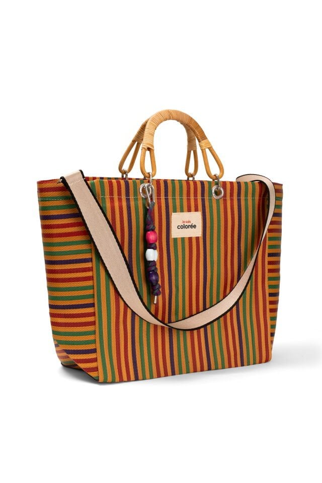 Cabas / Safran / Natural Bambou Tresse