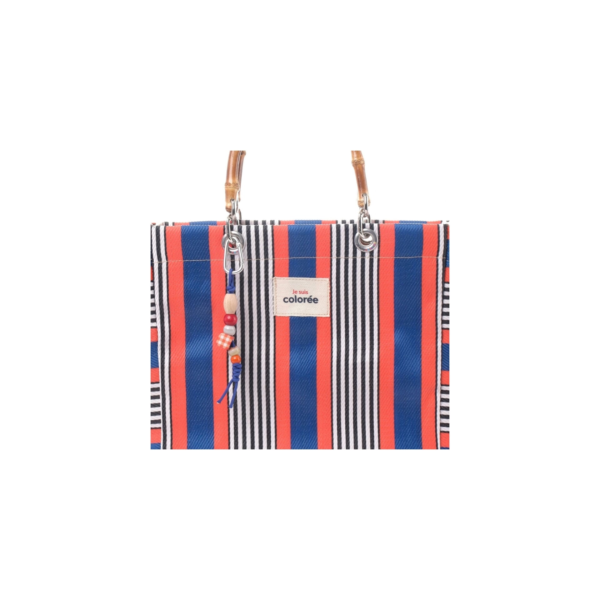 Cabas / Corail / Natural Bambou
