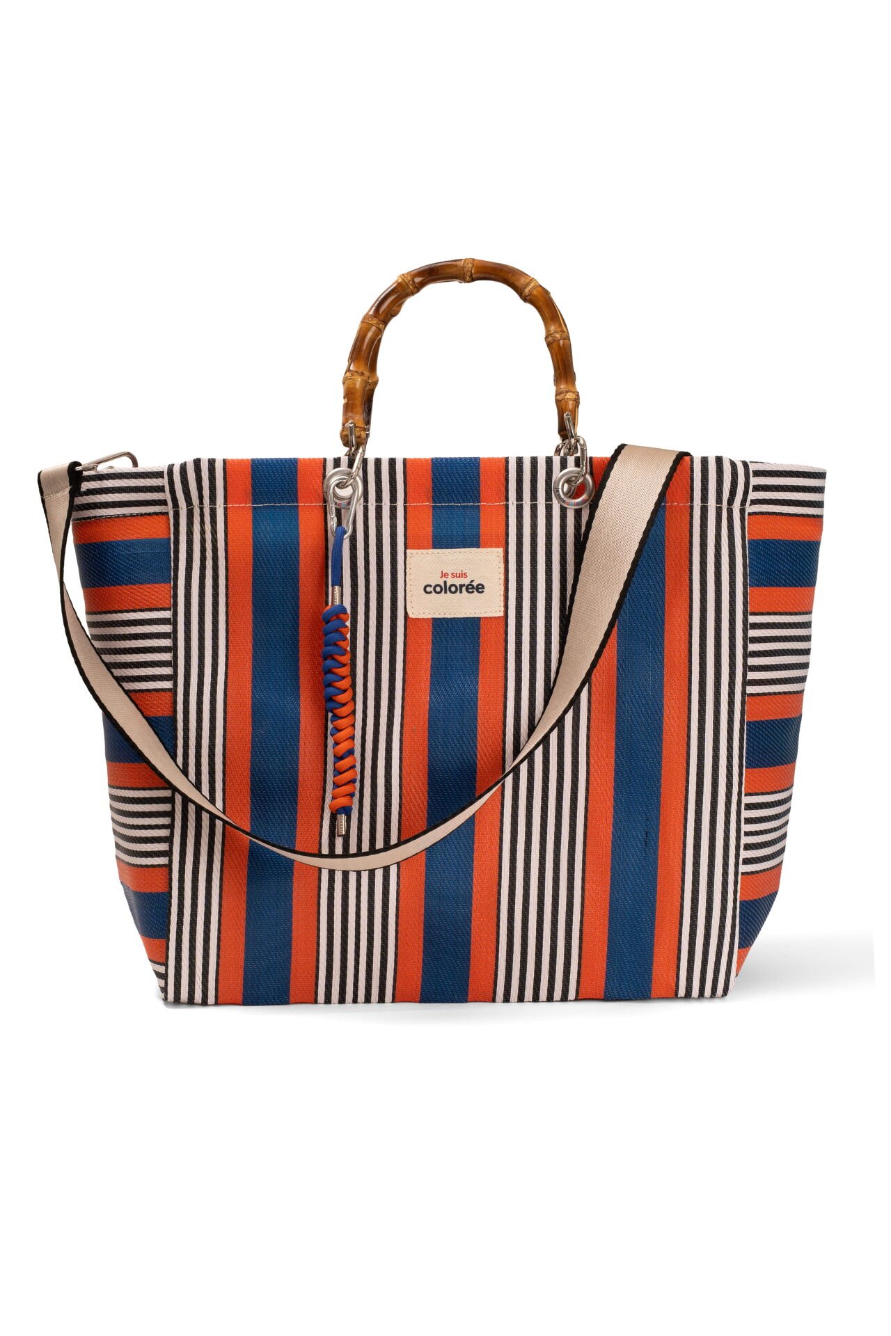 Cabas / Corail / Natural Bambou