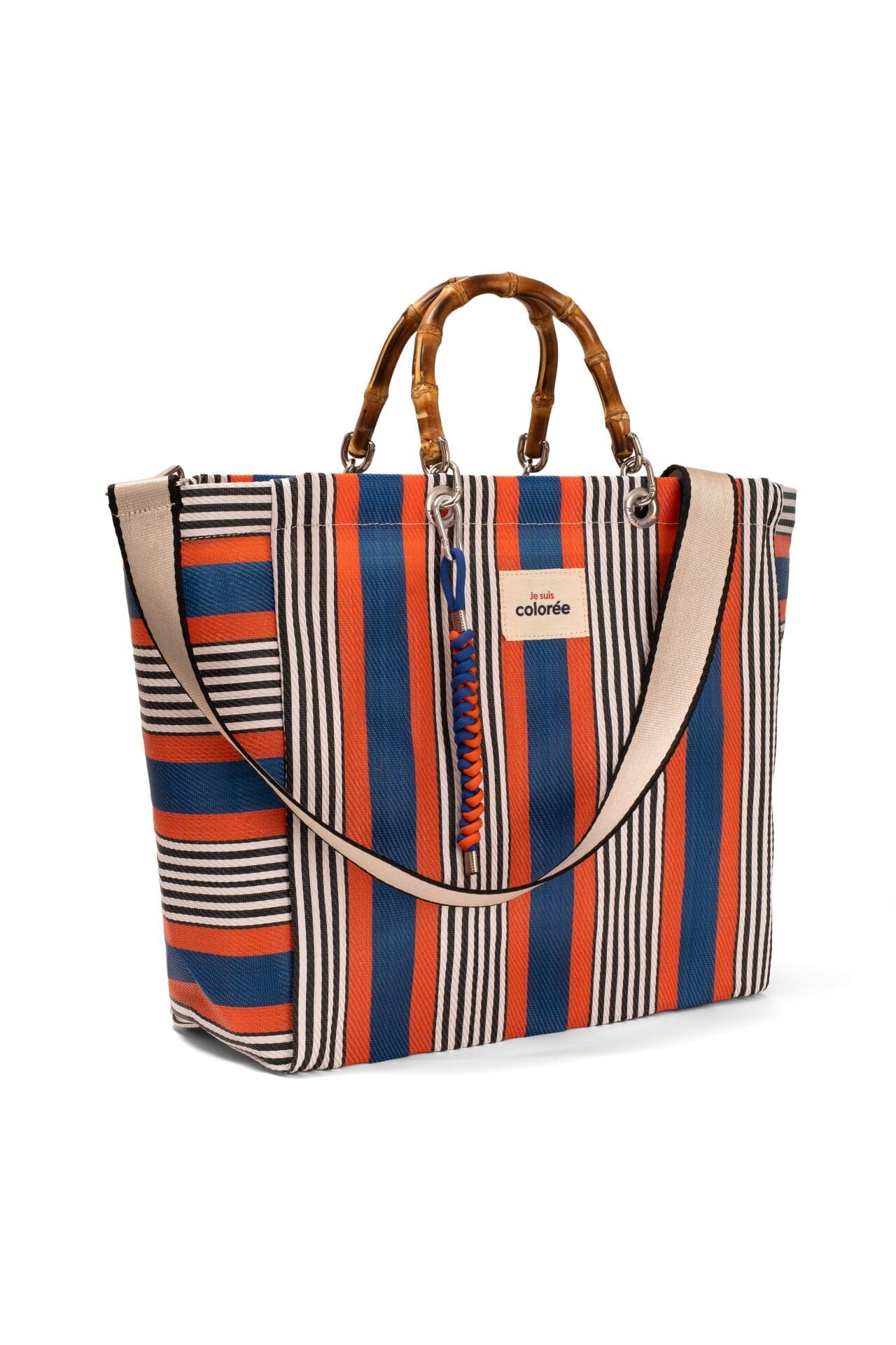 Cabas / Corail / Natural Bambou