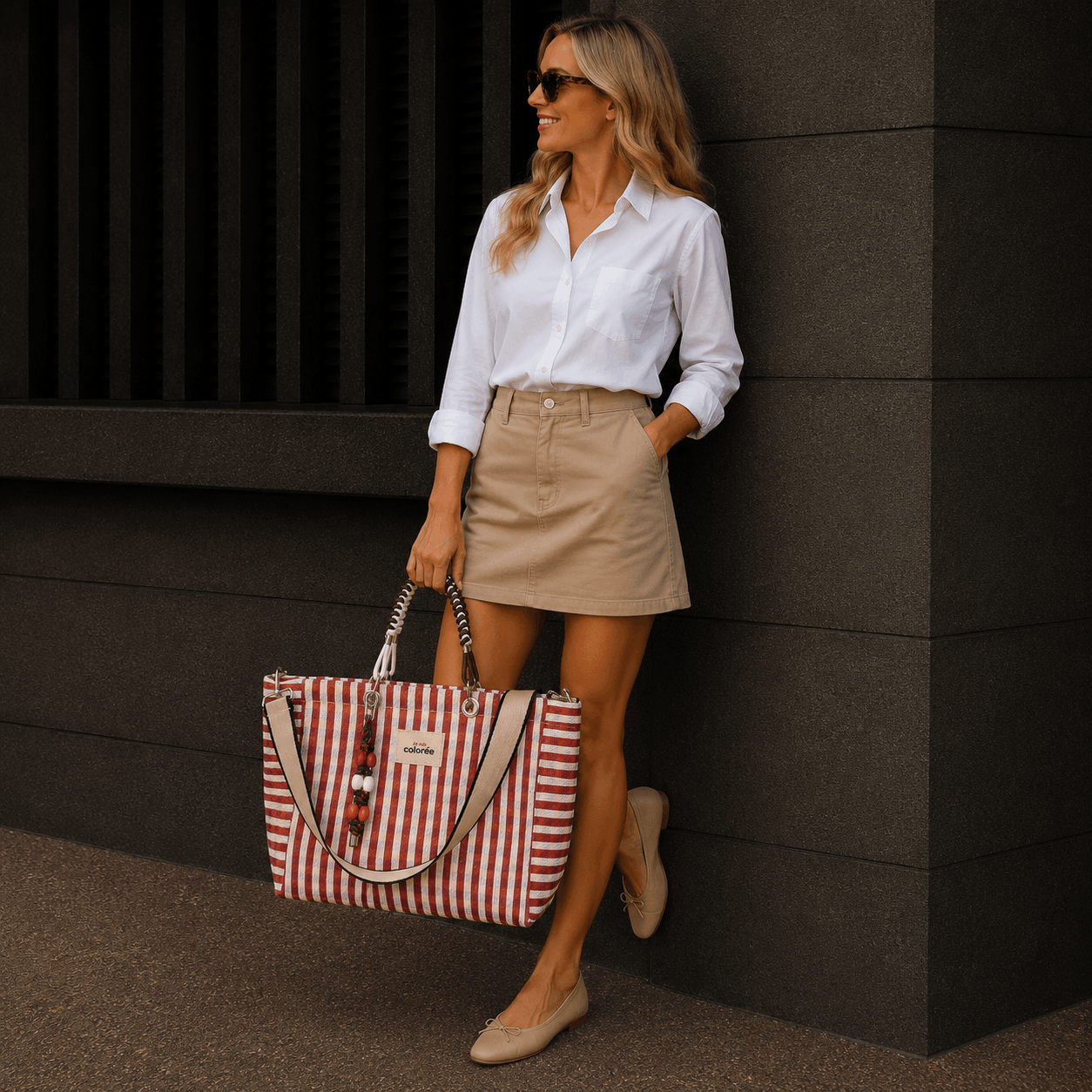 Cabas / Terracotta / Corde