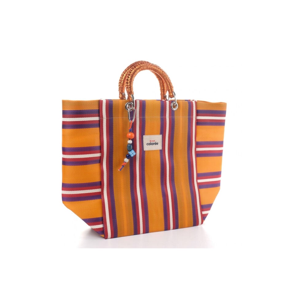 Cabas-X / Mandarine / Crochet