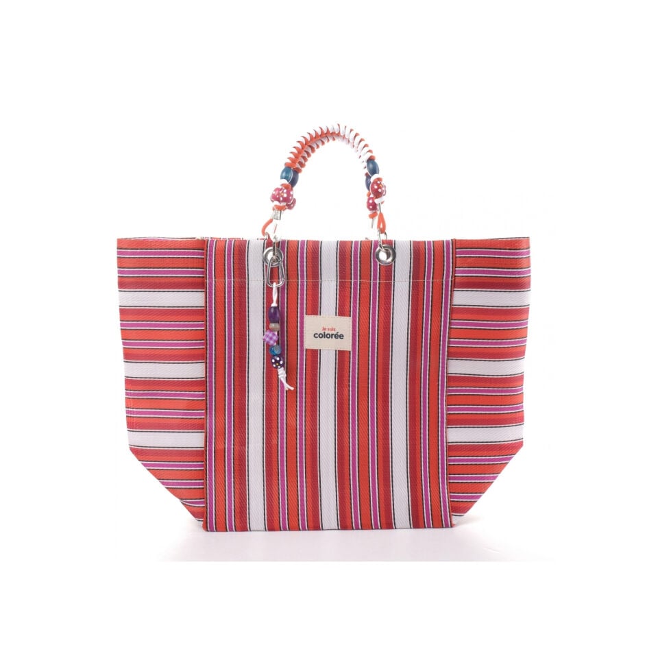 Cabas-X / Cerise / Corde