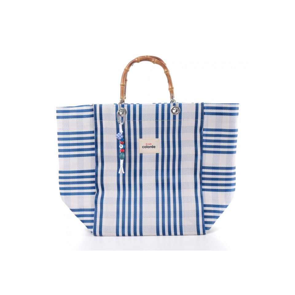 Cabas-X / Ciel / Natural Bambou